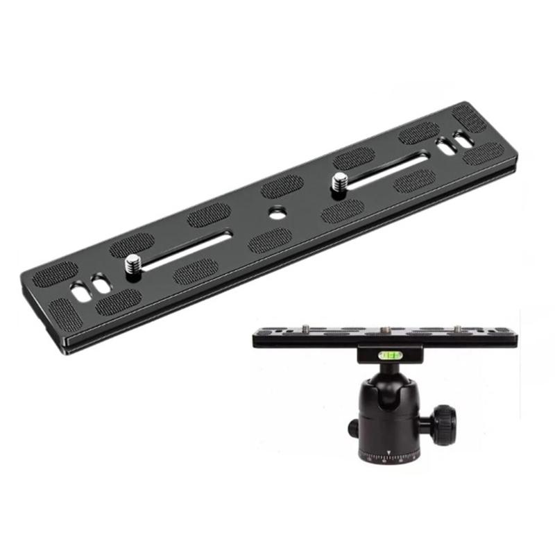 Quick Release Clamp Plate DSLR Camera Plate Tripod Monopod Mount 1/4inch Screw Adapter 200mm For Camera Accessories