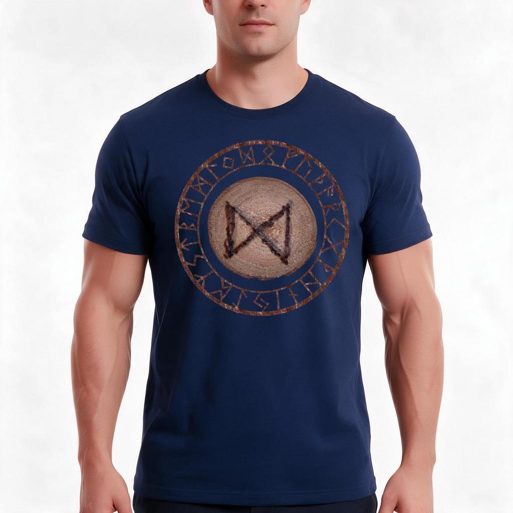 Dagaz Elder Futhark Rune Tshirt Summer Casual Cotton Tee Oversized Streetwear Tops Vintage Graphic Print Unisex Unisex Unisex