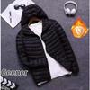 Marke Herbst Winter Leichte Daunenjacke Herrenmode Mit Kapuze Kurze Große Ultradünne Leichte Jugend Slim Coat Daunenjacken