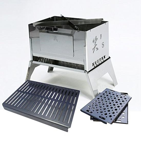 

Набор для гриля Bonfire из черного железа и [Набор] Wara s из 3 предметов (А-4-кун, Тарелка, Жаровня)