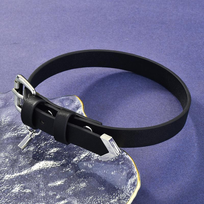 Liebe Und Tiefraum Anhänger Cosplay Choker Armband Unisex PU Kette Party Schmuck Für Frauen Männer Accessoire Geschenk