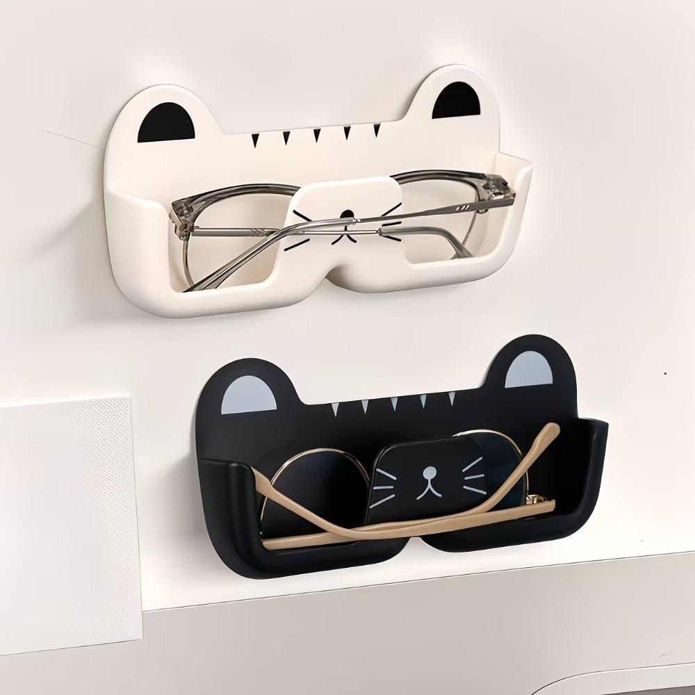Seamless Wall Mounted Eyeglass Frame Easy To Install Glasses Holder Cat Glasses Frame  Office