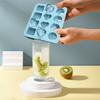 Three In One Ice Tray  Reusable Food-Grade Silicone Square Ice  Maker 