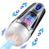 Automatic Thrusting Male Masturbator Cup Vibrator Dildo Realistic Vagina Oral Throat Pocket Pussy Voice Adult Sex Toys for Men