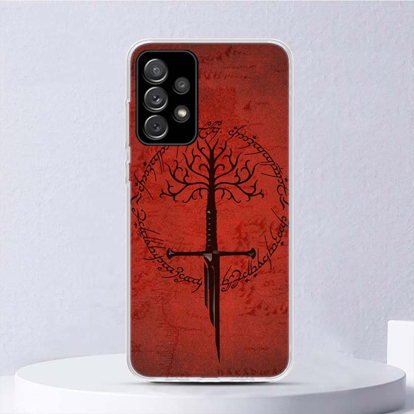 The L-Lord of The R-Rings Soft Case For Samsung Galaxy A17 A16 A26 A36 A56 A15 A14 A13 A55 A54 A53 Phone Cover A25 A35 A24 A34 A