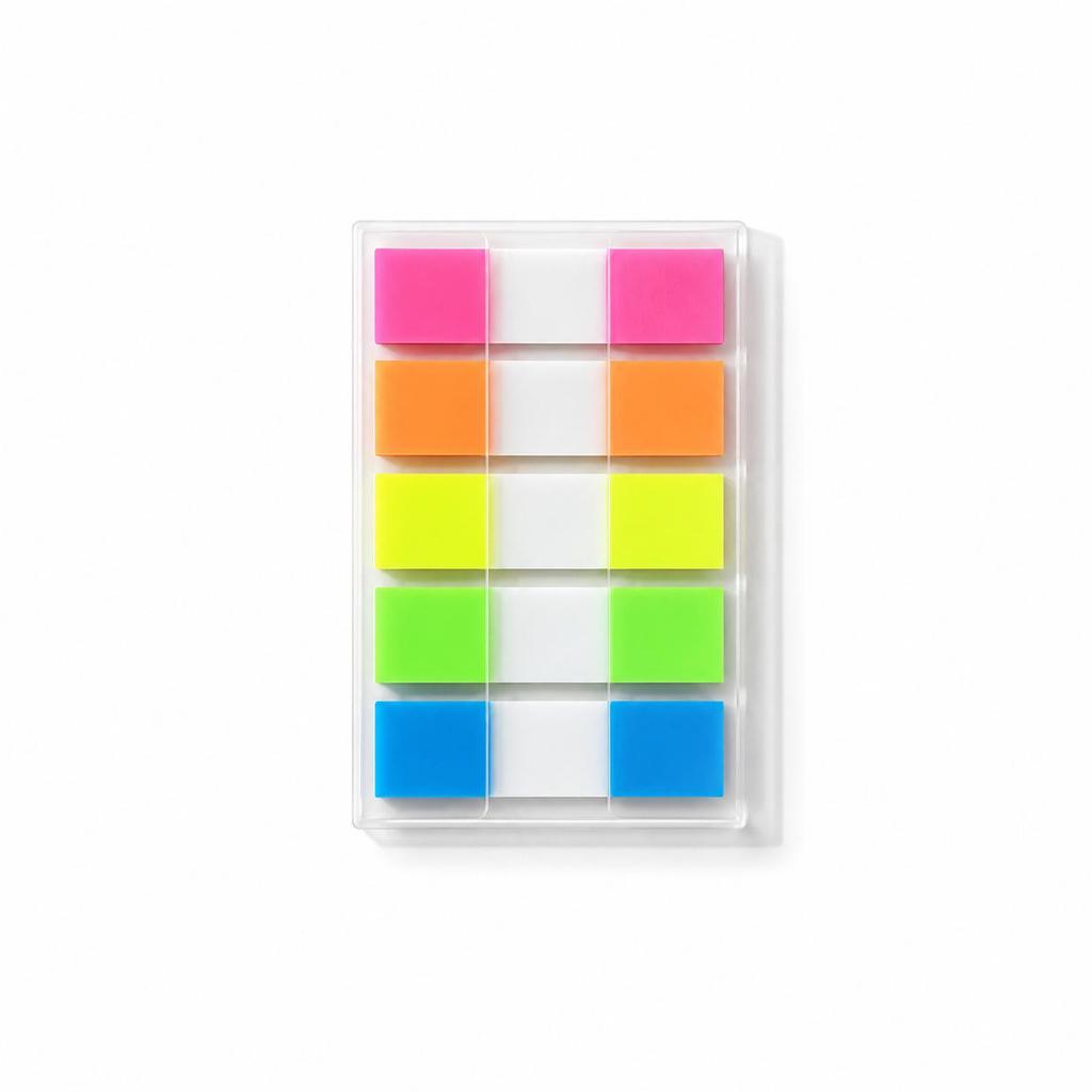 Waterproof Writable Sticky Note Labels - Portable Index & Memo Stickers