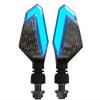 2PCS Motorcycle LED Turn Signal Lights Left Right Signal Lamp 22LED Winker Assy Indicators Blinkers For Kawasaki Yamaha Honda