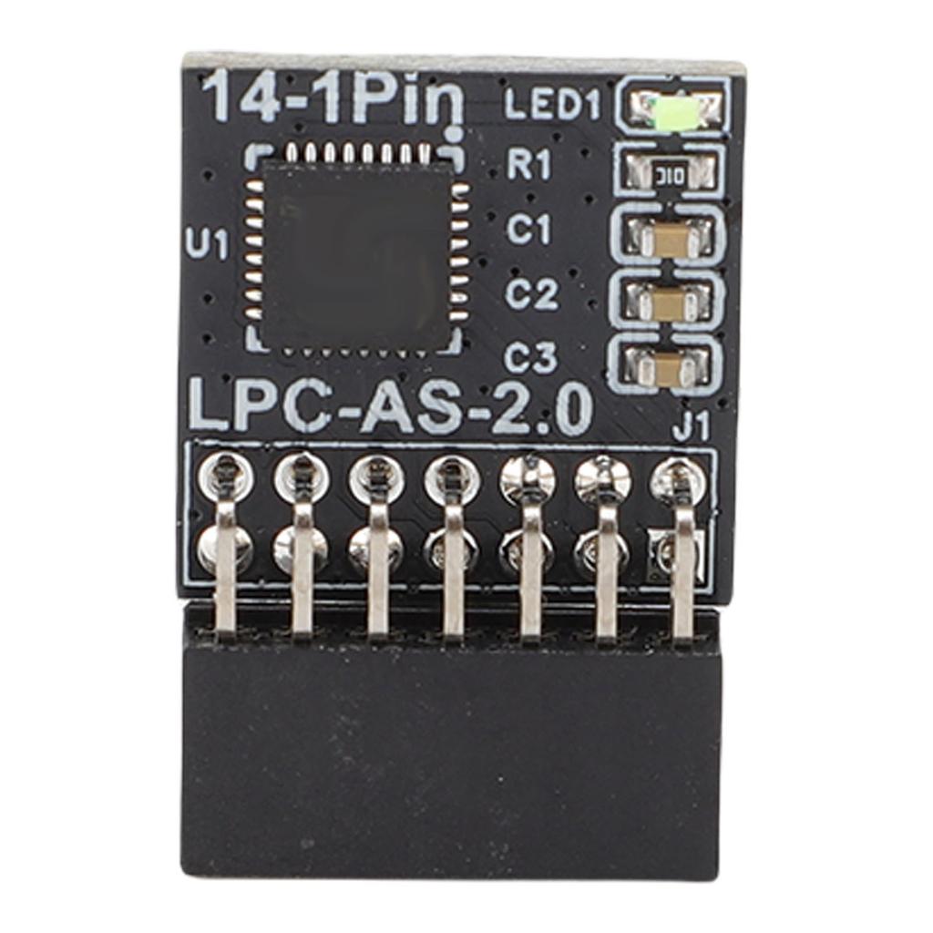 TPM2.0 Encryption Security Module 14 1 Pin 2 X 7P 2.0mm Pitch TPM Remote Card Support for Win11 2.0 Motherboard