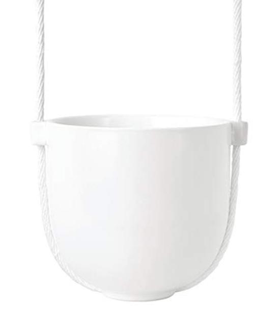 Umbra Vase Planter Boro 21009571660 White/Nickel W19×D16×H63cm