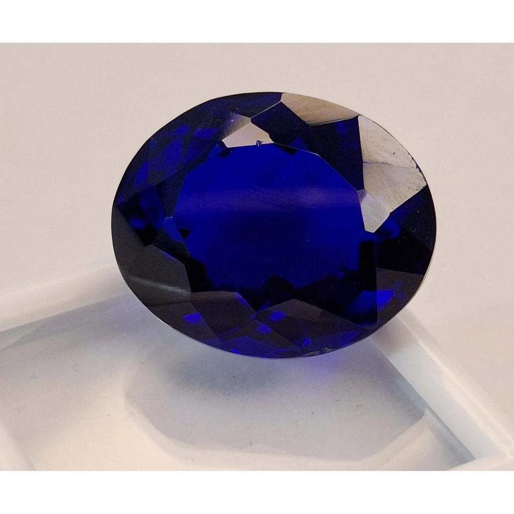 21-23 Ct Natural Deep Blue Tanzanite Oval Cut Beautiful Certified Gemstone