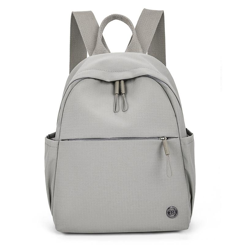 Schoolbag Student Casual Backpack 1011 New Fashion Versatile Travel Small Backpack Women's Large Capacity Nylon Work Bag
