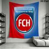 FC Heidenheim Wall Hanging Printed Fabric Blanket Decorative Tapestries for Bedroom Living Room Home Decor