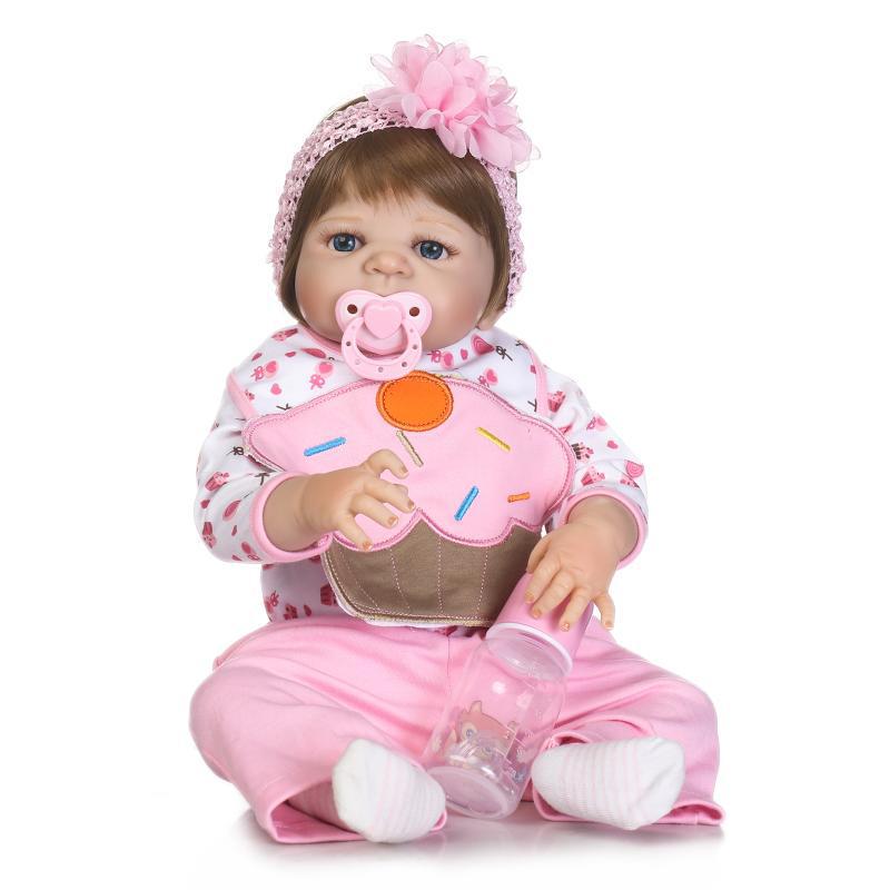 Waterproof Silicone Baby Doll for Bathing - Realistic and Cute Hot Seller
