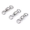 Ball Bearing Swivels 11 Sizes Stainless for Fishing from Delicate Small Fish to with Welded Bearings to Prevent Twisting #5, 30-Piece Set, Available,