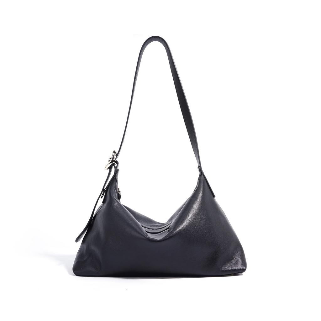 Cowhide Women's Bag Shoulder Crossbody Large Capacity Commuter Bag Women