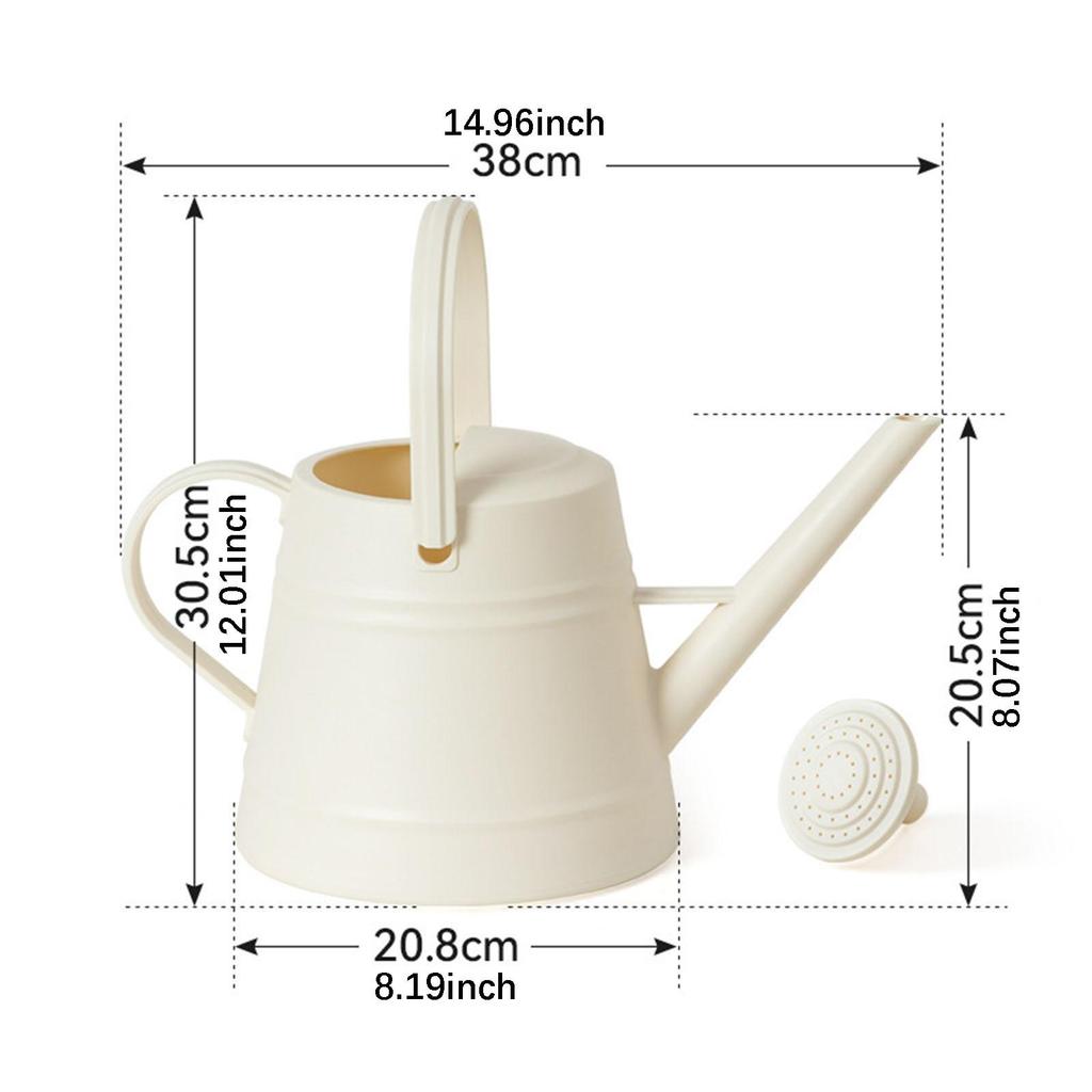1 Gallon Watering Can for Indoor Plants, Portable, Convenient, Thick, Versatile, with Sprinkler Head