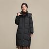 XueZhongFei Women's Mid-length Slimming Warm Down Coat X40143342F