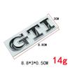 AUYGS1 Decals Metal Car GTI Logo Rear Trunk Emblem Stickers for Volkswagen Golf 4 5 6 7 8 Passat Jetta Polo Touareg GTD GLI Touran
