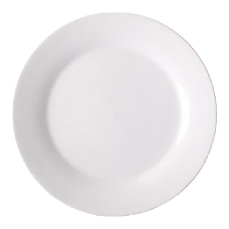 Chuwanya Round White Ceramic Dinner & Dessert Plates