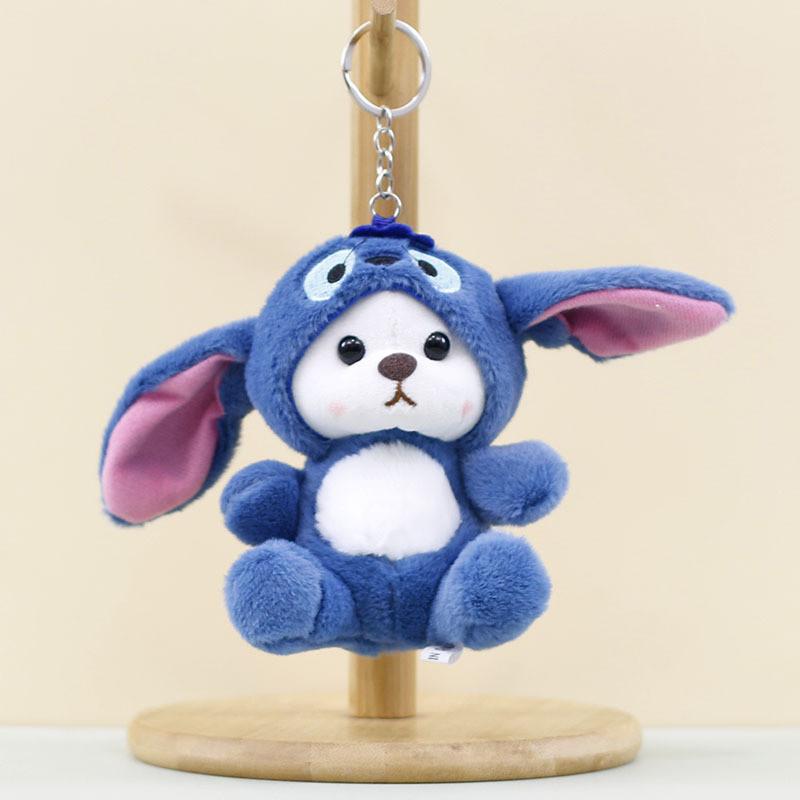 Adorable Pink Bear Keychain Plush Toy Soft And Cuddly 13cm Stuffed Animal