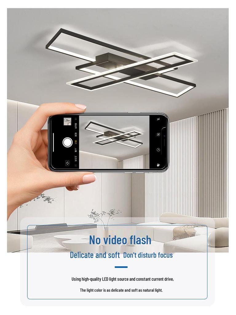 Smart LED Nordic Minimalist Ceiling Light for Living Room, Bedroom, and Hallway
