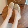 Fashion 2025 Hot Sale Ladies Shoes Shallow Women's Flats Fashion Butterfly-knot Daily Round Toe Soft Bottom Best Seller Flat Low Heels