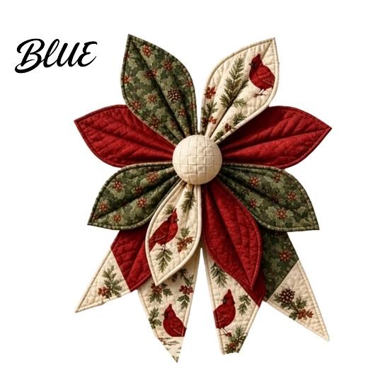Decorative Bow Making Craft Set Sewing Kit Patchwork DIY Set Large Quilted Fabric Entryway Wall