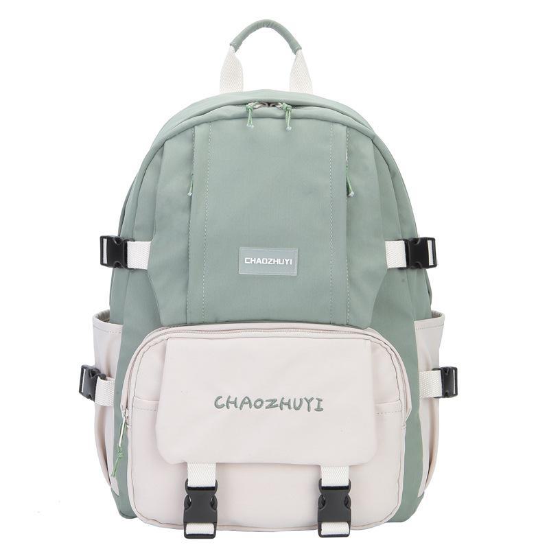 Japanese Waterproof Oxford Cloth Backpack - Large Capacity, Lightweight, Simple Design for Female College Students