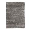 Living Room Rug In Taupe Braided Leather 120x170
