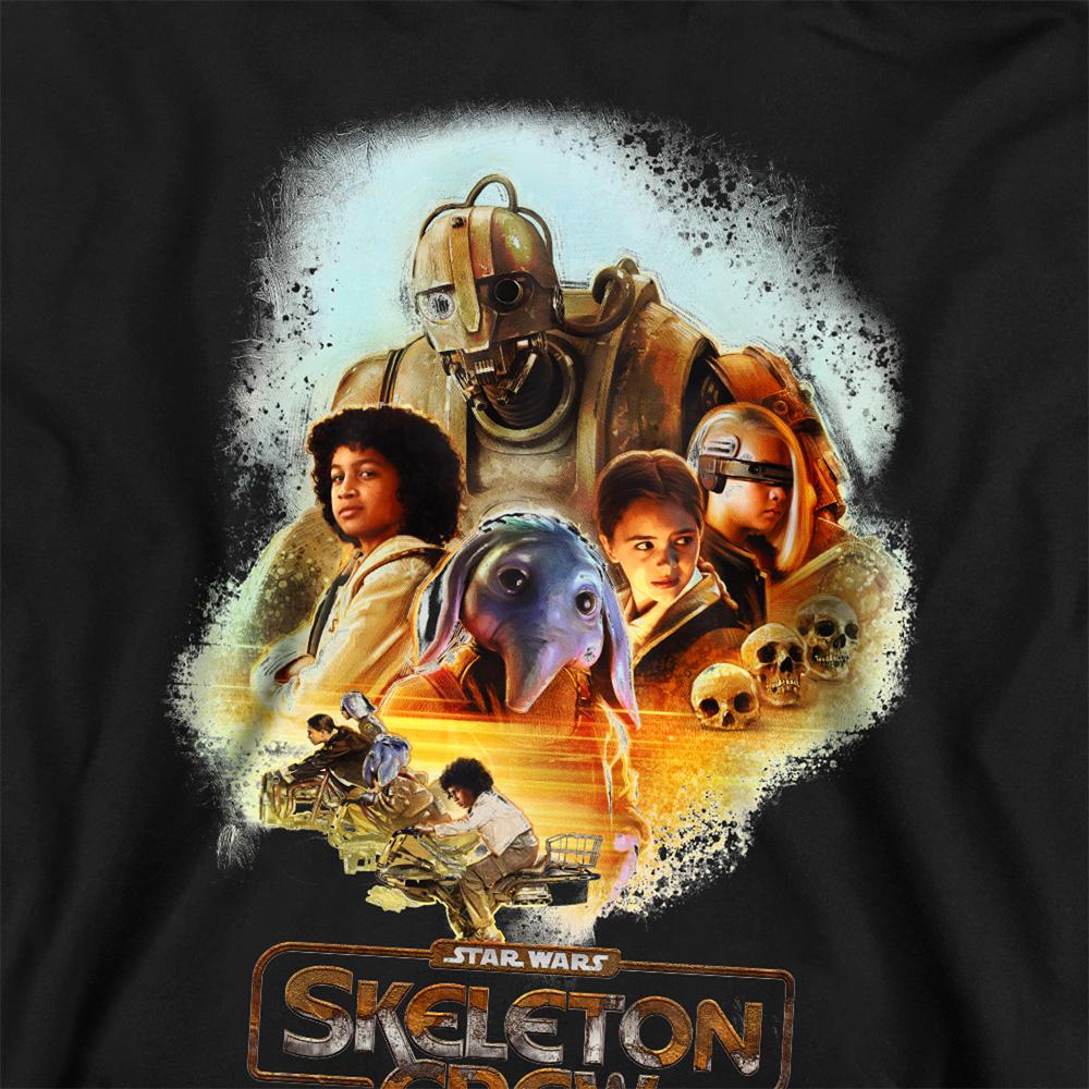 Star Wars: Skeleton Crew Childrens/Kids Racing Group Hoodie