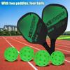 Pickleball Rackets Set Pickleball Paddle Set of 2 Rackets and 4 Pickleballs Balls Pickleball Racquet with Balls Sports Accessory