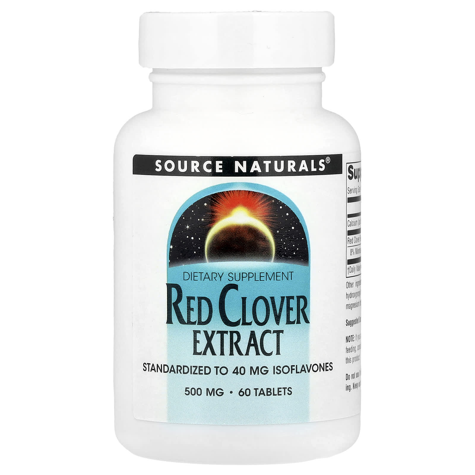 

Red Clover Extract, 500 mg, 60 Tablets