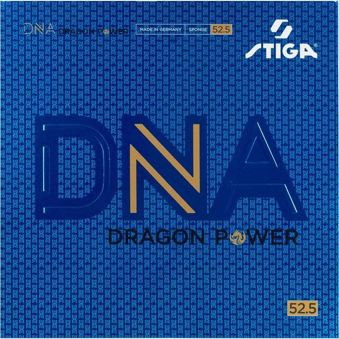 Stiga DNA Dragon Power Table Tennis Rubber, 52.5, Black, 2.1mm