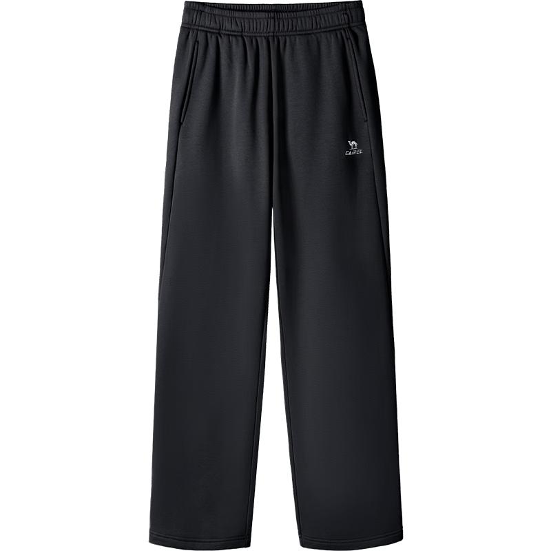 Camel Men's Fleece-Lined Straight-Leg Casual Knit Pants