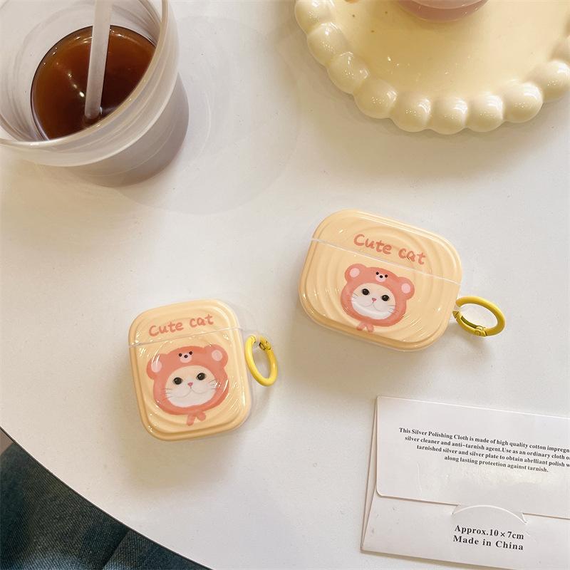 ripple cover kitten dog suitable for airpods4 protective case apple bluetooth wireless 2/3 generation pro2 earphone cover