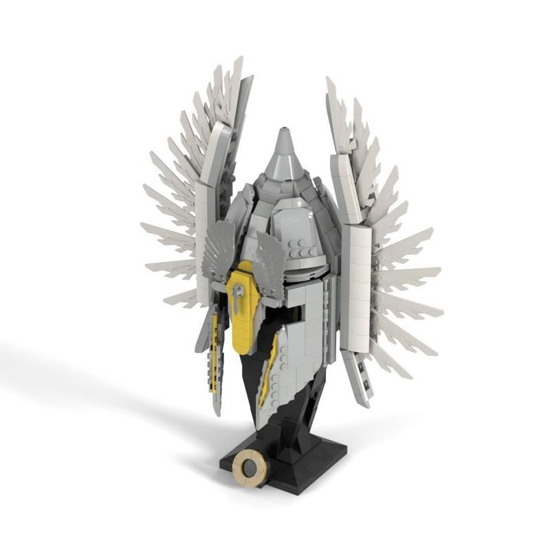 812pcs MOC LOTR Gondor Fountain Guard Helmet Hobbit Lord Rings Model Building Christmas Gifts Blocks Architecture Toys Education