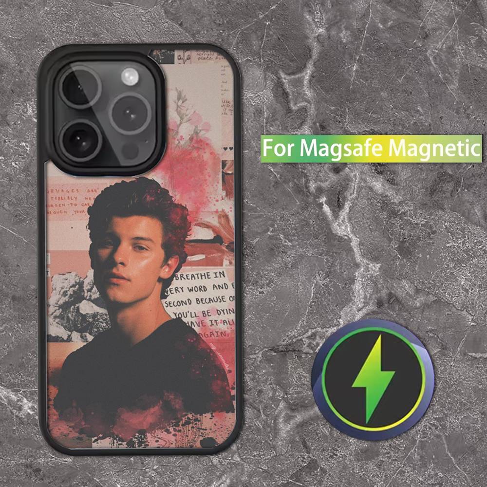 Singer Shawn Mendes Phone Case For iPhone 17,16,15,14,13,12,11,Pro,Max,Plus,Mini,SE Magsafe Magnetic Wireless Charging