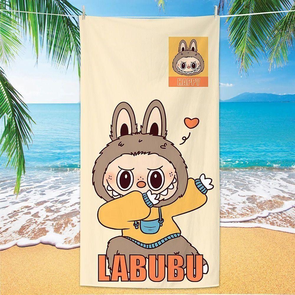 Cute Cartoon Children's Bath Towels, Running Sports Quick-drying Towels, Swimming Bath Towels, Beach Towels