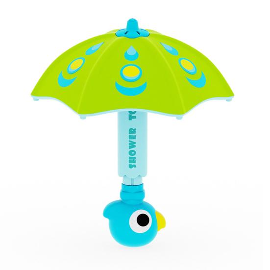 Retractable Bath Toy with Water Spray & Spinning Wheels Child Shower Play Set