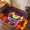 Tappeto in Velluto di Cristallo con Stampa del Leicester City Football, Comodo Assorbente d'Acqua Antiscivolo Tappeto per Pavimenti Interni