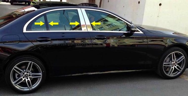 

Накладки на стойки 2020-2024 (нерж) для Mercedes E-сlass W213 2016- гг