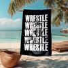 Wrestling Mode Strandtuch: Ideal für Sommerabenteuer Weich, saugfähig und schnell trocknend geeignet zum Schwimmen und Baden