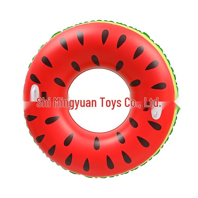 SBART Adult Inflatable Watermelon Swim Ring with Handles 120#