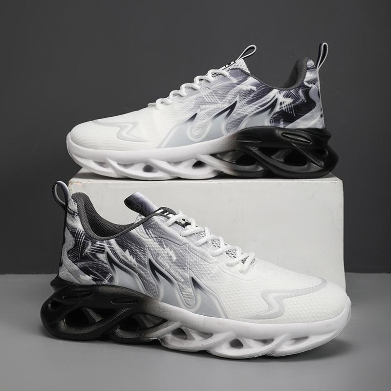 

Fashion New Men s Running Shoes Air Cushion Men s Spring and Autumn New Trendy Breathable Soft Bottom Men s Casual Sneaker 39 чёрный