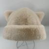 Fashion Warm Winter Hat Ear Protection Thicken Fluffy Fur Bucket Hat Cute Ears Soft Panama Cap Chrismas Gifts