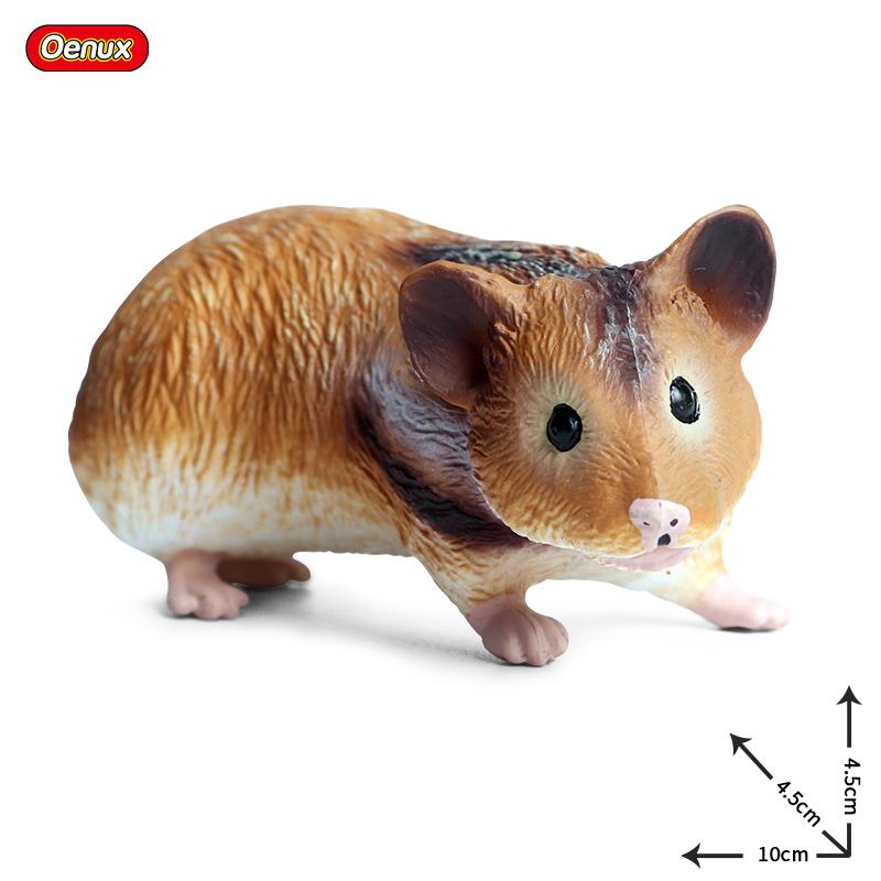 Oenux Simulation Wild Muroid Animal Squirre Mouse Sugar Glider lMarmot Rat Chinchilla Model Action Figures Lovely PVC Kids Toy