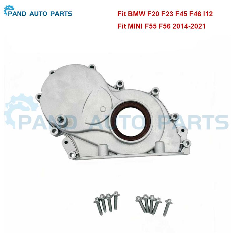 11148512597 Engine Timing Cover Fit BMW Mini F55 F56 F46 F20 F45 F23 1.2T 1.5T 11144751132 Camshaft Gear Front Crankshaft seal 11148512597