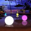 Solar Luminous Spherical Lawn Lamp: Waterproof Outdoor Atmosphere Light for Courtyard and Camping
