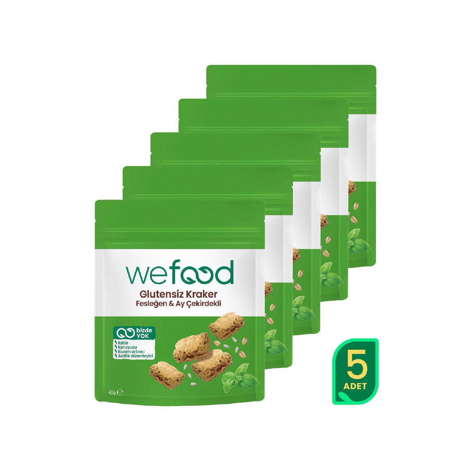 

Basil Crackers 40 Gr Set Of 5