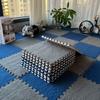 Geschenk Zuhause Schaumstoff Baby Spielmatte Bebe Matratze Plüsch Patchwork Bodenmatte Übung Kinder Teppich
